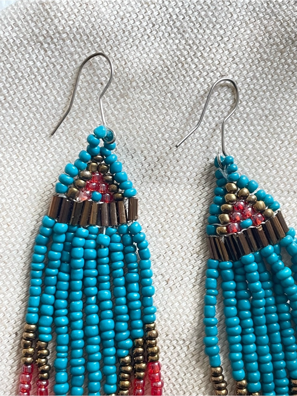 Large earrings - Picture 2 of 4